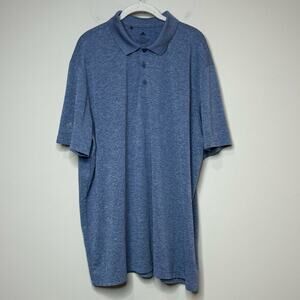 Adidas Blue Polo Shirt Size 2XL PrimeGreen Golf Performance